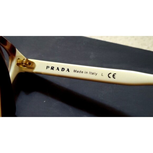 Prada VPR RO1V Burgundy White Eyeglasses Frames Only Two Tone Italy 53-16-140 - Picture 12 of 14